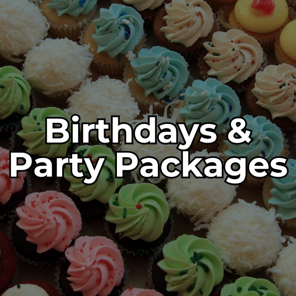 Book us for your next birthday or party