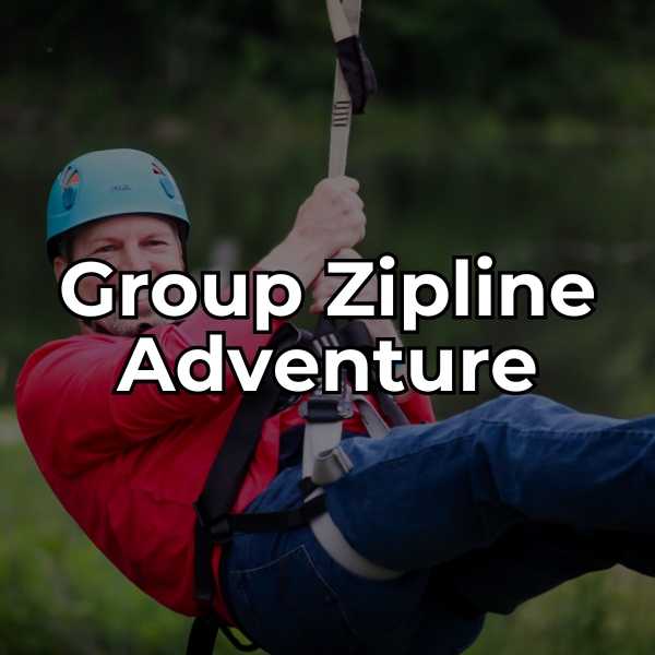 Sign up for a group zipline adventure.